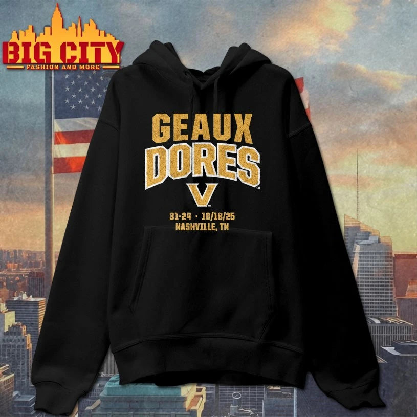 Vanderbilt Commodores Geaux Dores Nashville TN - Adult & Kids T-Shirts, Sweatshirts & Hoodies apparel design preview 2