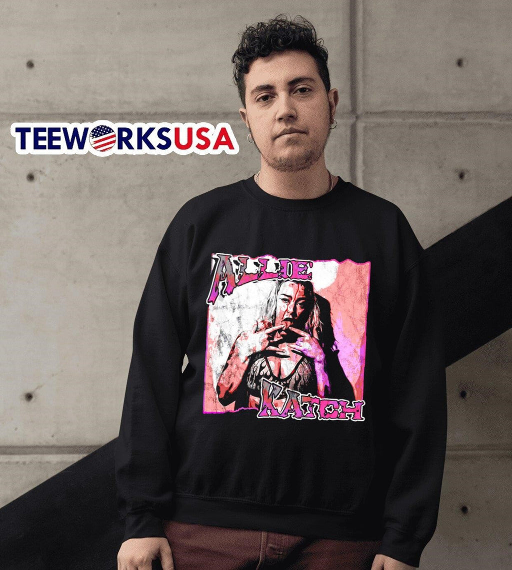Allie Katch wrestling art - Adult & Kids T-Shirts, Sweatshirts & Hoodies apparel design preview 3