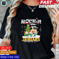 The Peanuts Jacksonville Jaguars rockin around - Adult & Kids T-Shirts, Sweatshirts & Hoodies apparel design preview 1