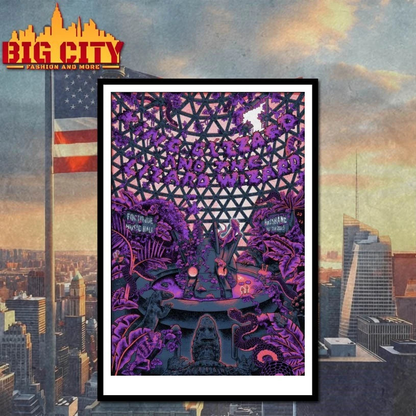King Gizzard And The Lizard Wizard 12.7.2025 Brisbane - Adult & Kids T-Shirts, Sweatshirts & Hoodies apparel design preview 4