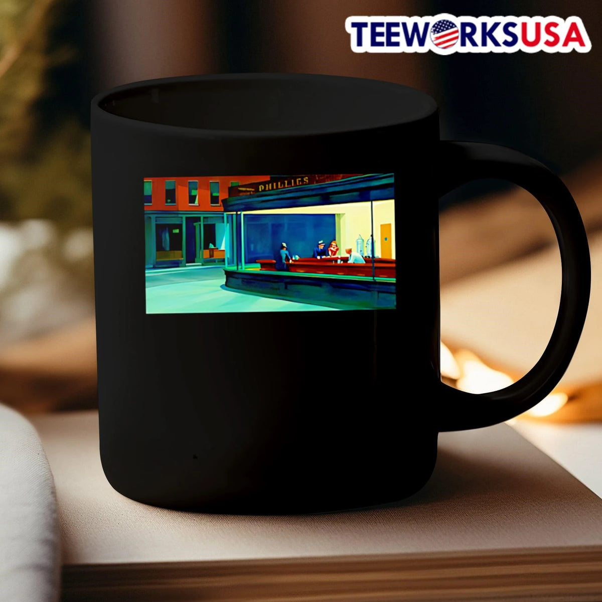 The Art Institute Of Chicago Edward Hopper - Adult & Kids T-Shirts, Sweatshirts & Hoodies apparel design preview 3