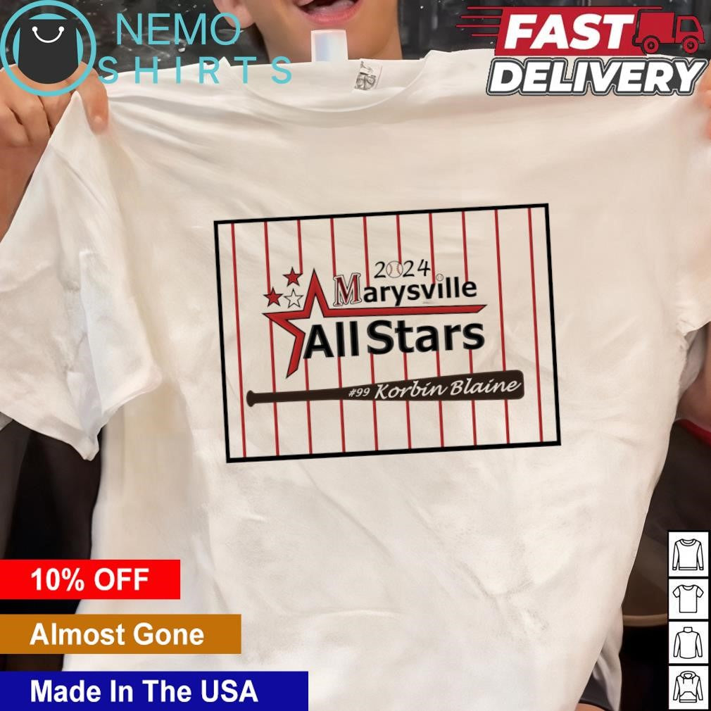 All Star Korbin Blaine 2024 Marysville - Adult & Kids T-Shirts, Sweatshirts & Hoodies apparel design preview 1