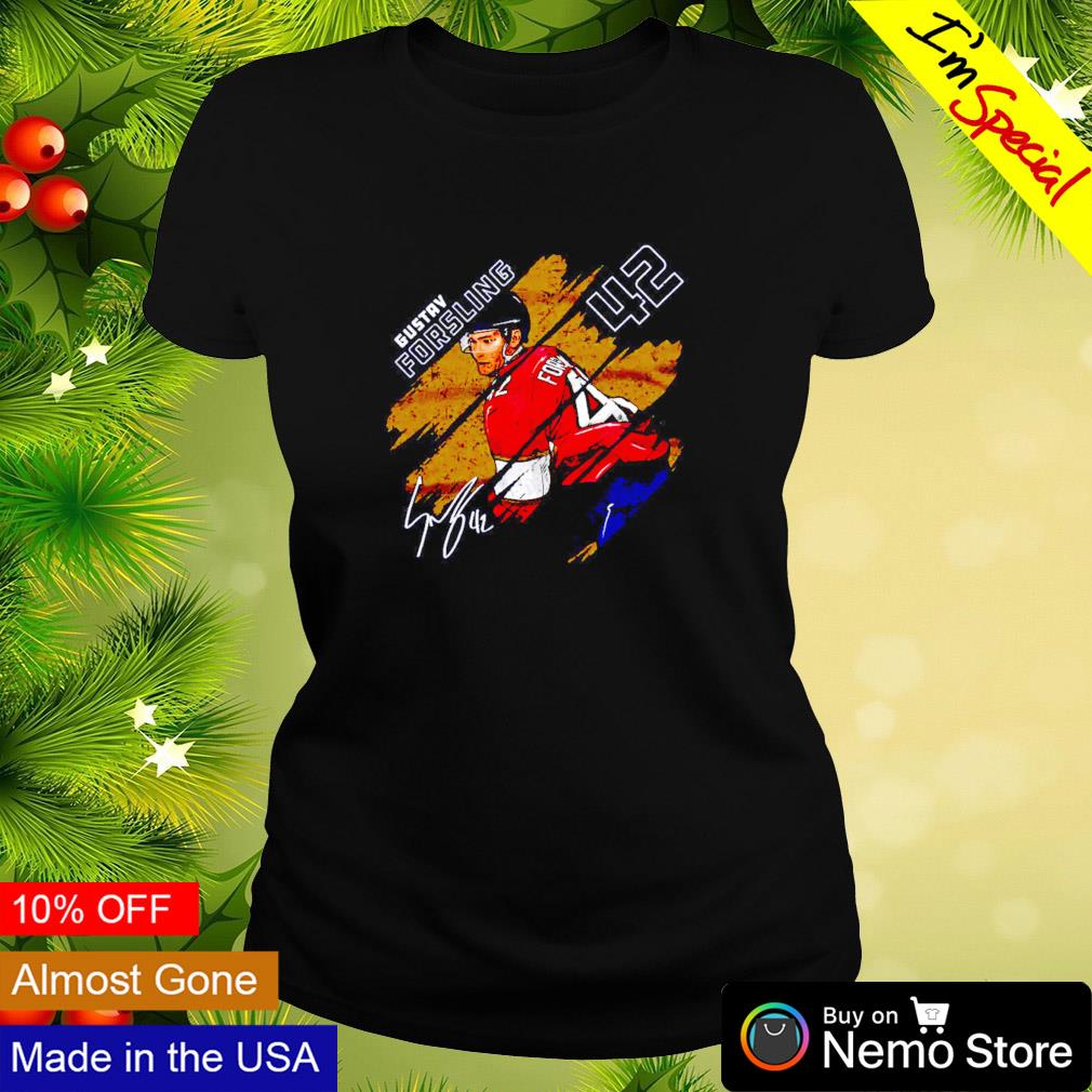 Gustav Forsling Florida Panthers stripes - Adult & Kids T-Shirts, Sweatshirts & Hoodies apparel design preview 3