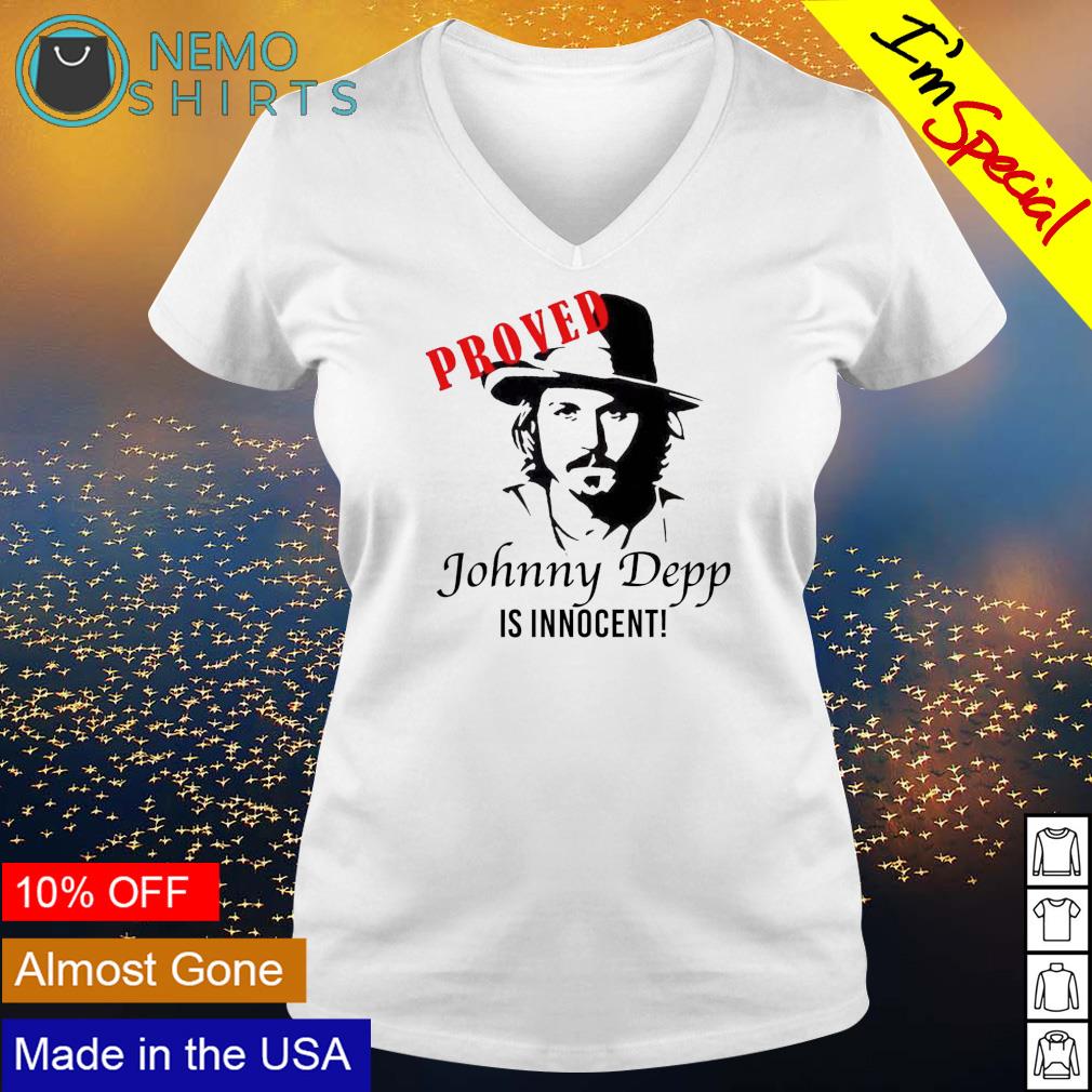 Proved Johnny Depp is Innocent - Adult & Kids T-Shirts, Sweatshirts & Hoodies apparel design preview 5