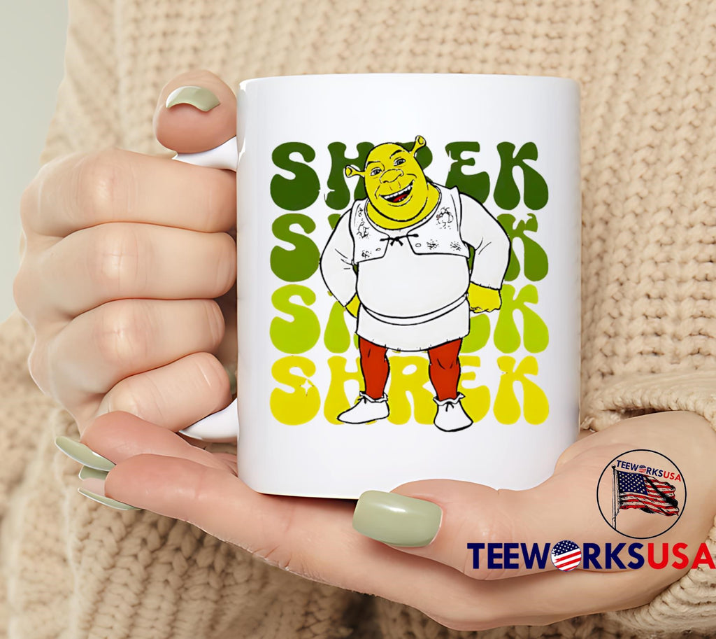 Shrek repeat cartoon cute - Adult & Kids T-Shirts, Sweatshirts & Hoodies apparel design preview 6