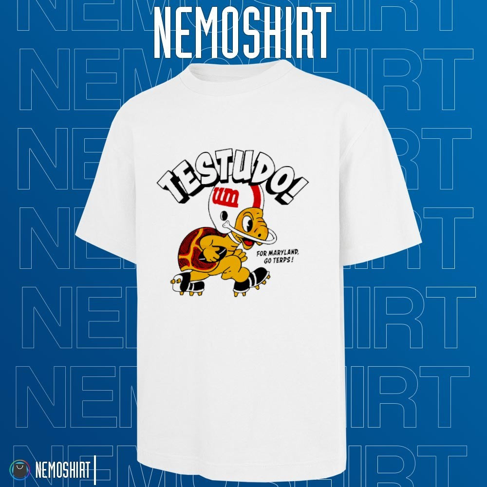Maryland Testudo for go Terps - Adult & Kids T-Shirts, Sweatshirts & Hoodies apparel design preview 1