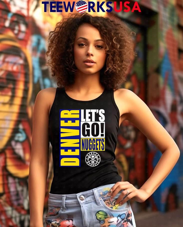 Denver Nuggets let's go design - Adult & Kids T-Shirts, Sweatshirts & Hoodies apparel design preview 7