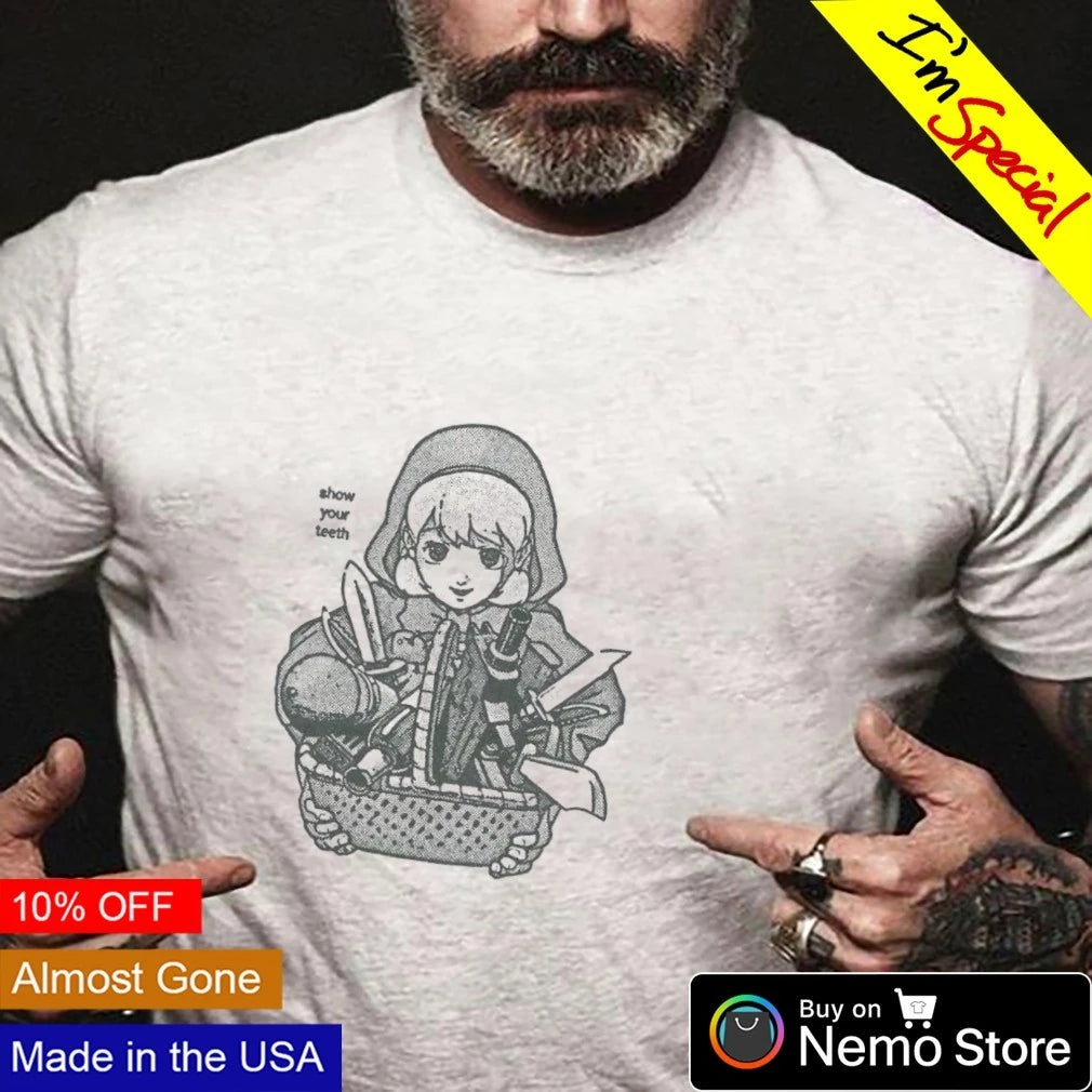 Coco Witch Hat Atelier show your teeth - Adult & Kids T-Shirts, Sweatshirts & Hoodies apparel design preview 3