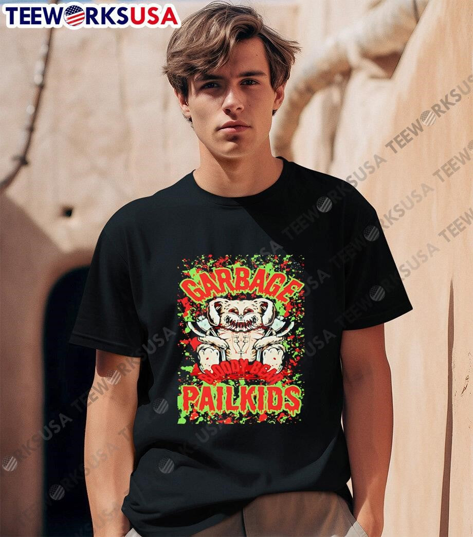 Garbage Bloody Bear Pail - Adult & Kids T-Shirts, Sweatshirts & Hoodies apparel design preview 1