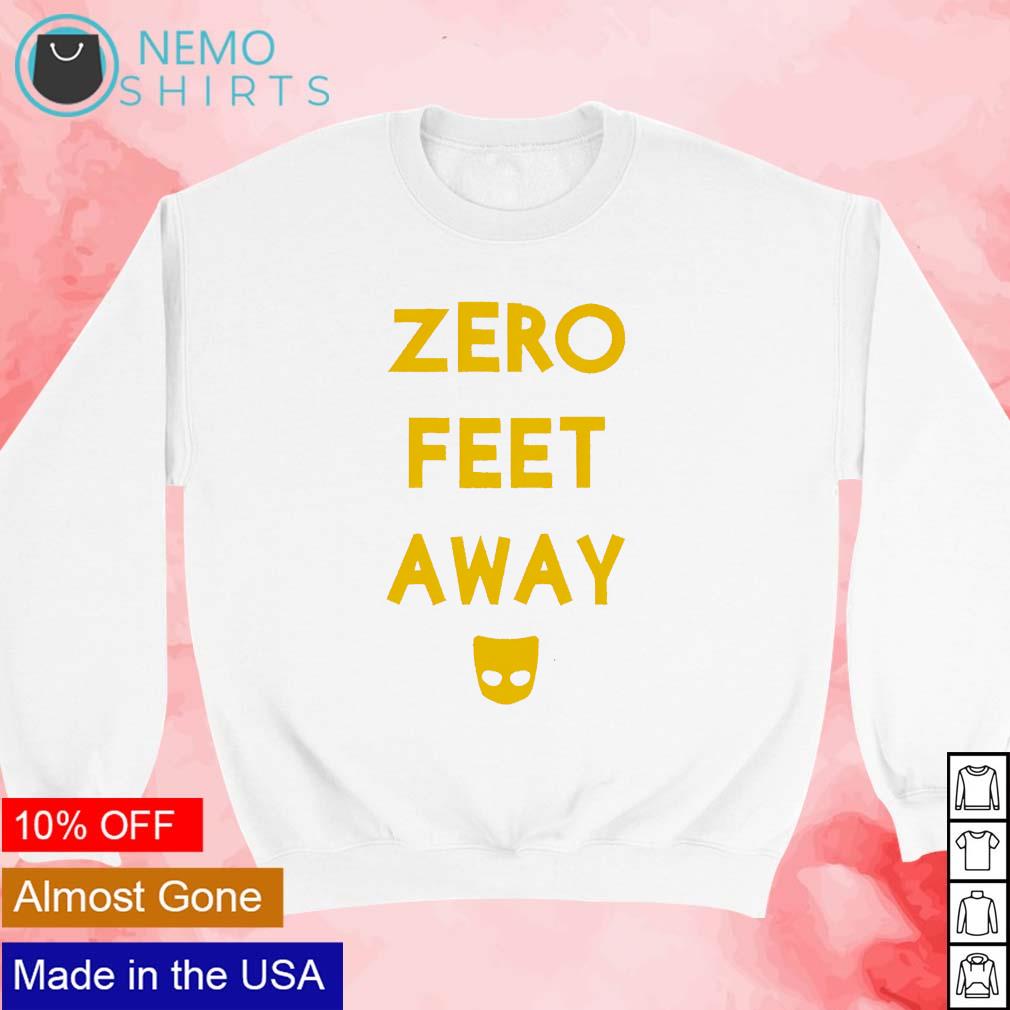 Zero feet away mask logo - Adult & Kids T-Shirts, Sweatshirts & Hoodies apparel design preview 3