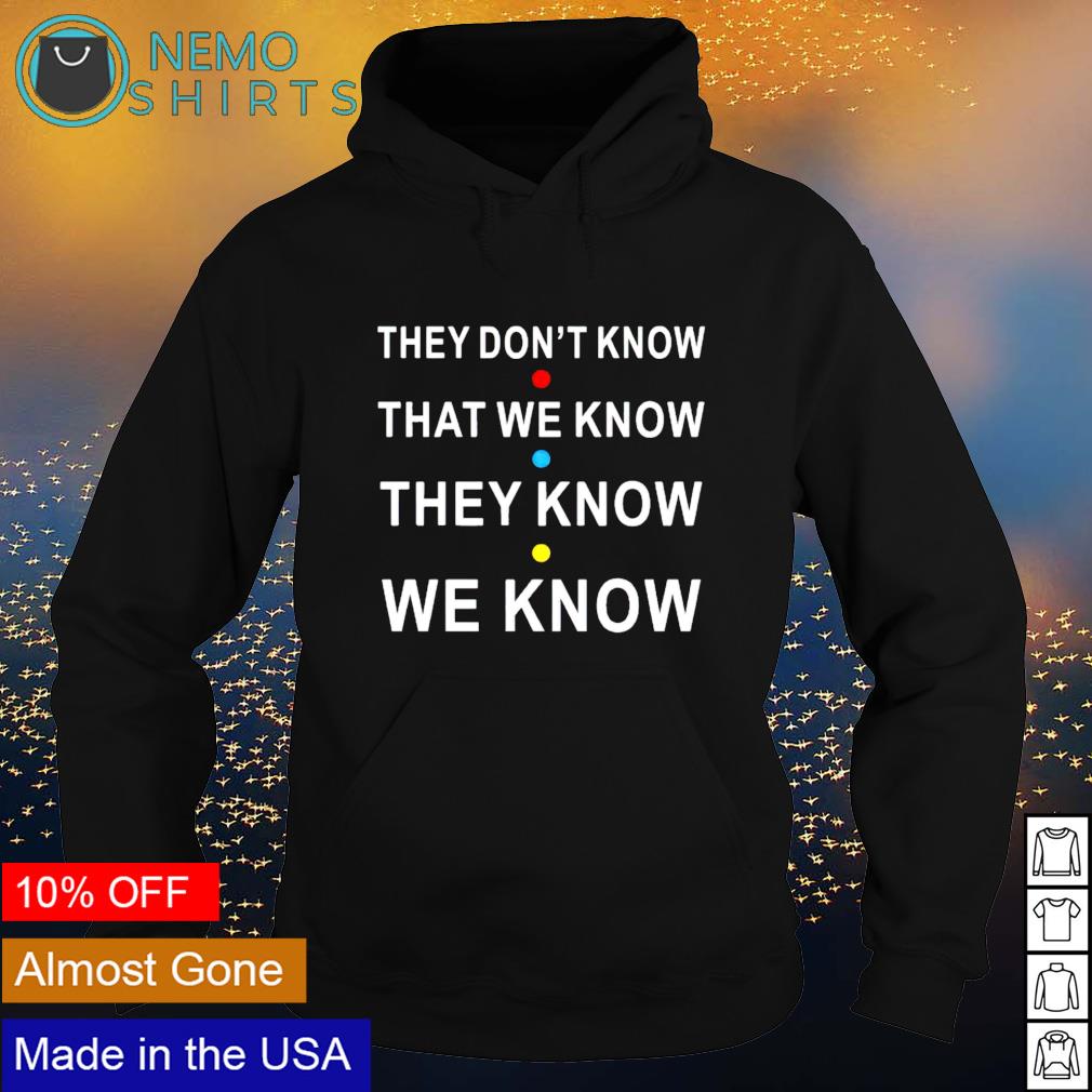 They don't know that we - Adult & Kids T-Shirts, Sweatshirts & Hoodies apparel design preview 2