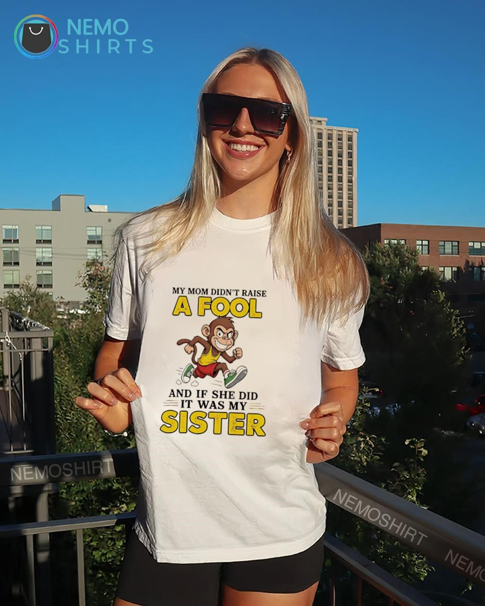 My Mom Didn't Raise a Fool and If She Did It Was - Adult & Kids T-Shirts, Sweatshirts & Hoodies apparel design preview 4