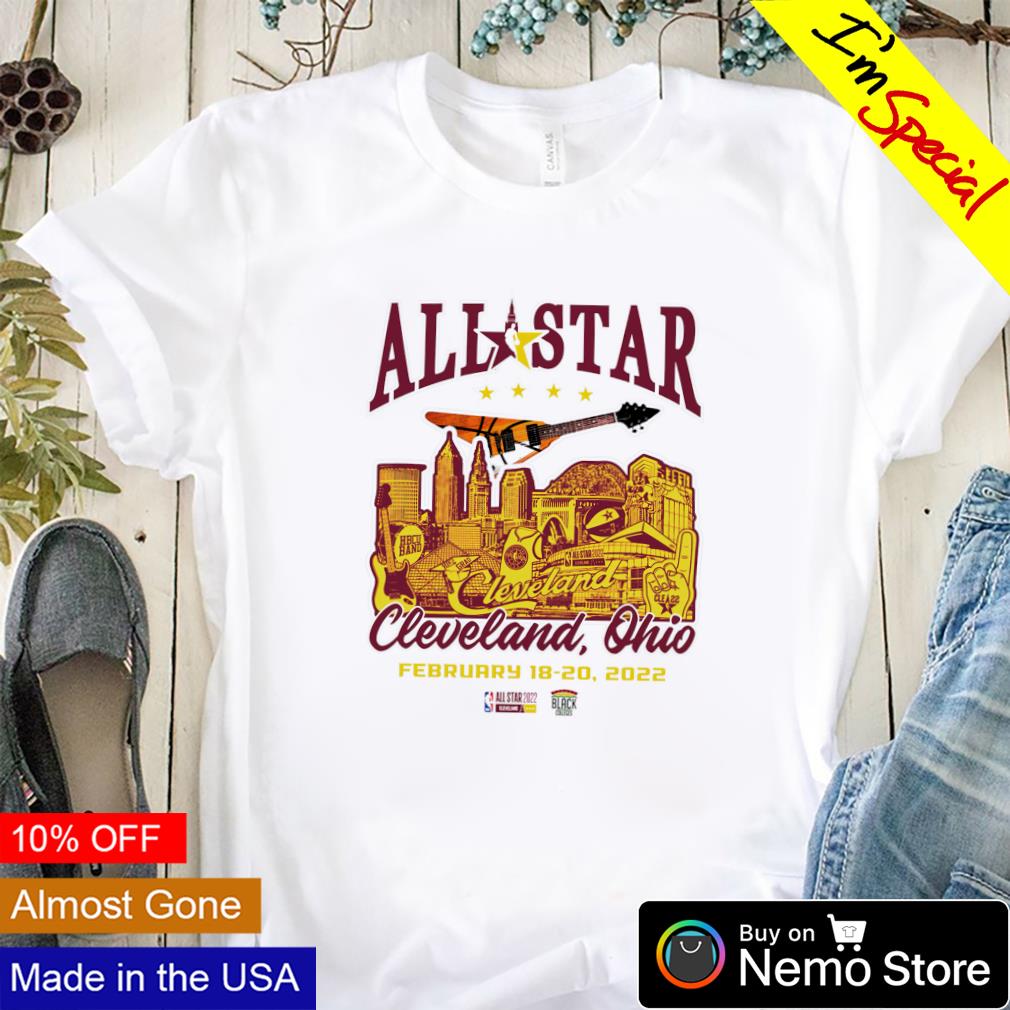 Golden State Warriors 2022 all star Cleveland Ohio - Adult & Kids T-Shirts, Sweatshirts & Hoodies apparel design preview 1