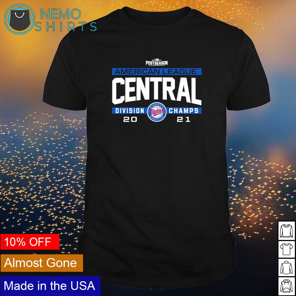 Minnesota Twins 2021 AL Central division champs - Adult & Kids T-Shirts, Sweatshirts & Hoodies apparel design preview 1