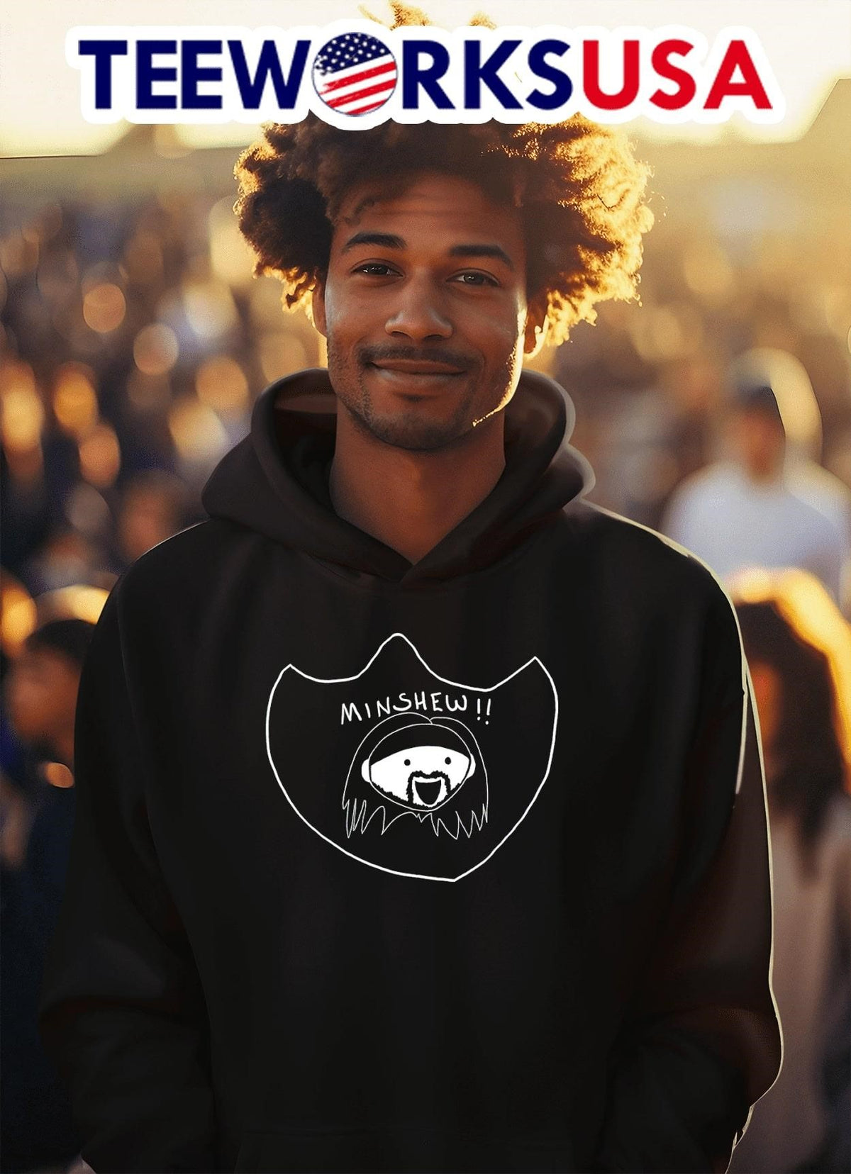 Las Vegas Raiders Gardner Minshew logo drawing - Adult & Kids T-Shirts, Sweatshirts & Hoodies apparel design preview 2