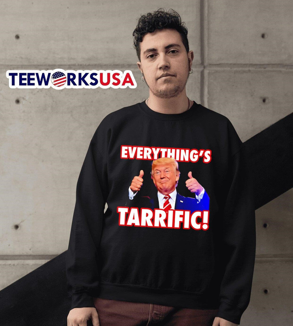 Everything's Tarrific Trump - Adult & Kids T-Shirts, Sweatshirts & Hoodies apparel design preview 6