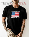 This is my Pride Flag American retro - Adult & Kids T-Shirts, Sweatshirts & Hoodies apparel design preview 1
