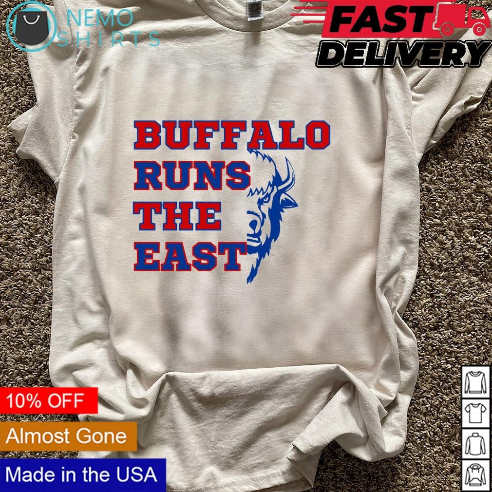 Buffalo runs the East - Adult & Kids T-Shirts, Sweatshirts & Hoodies apparel design preview 5