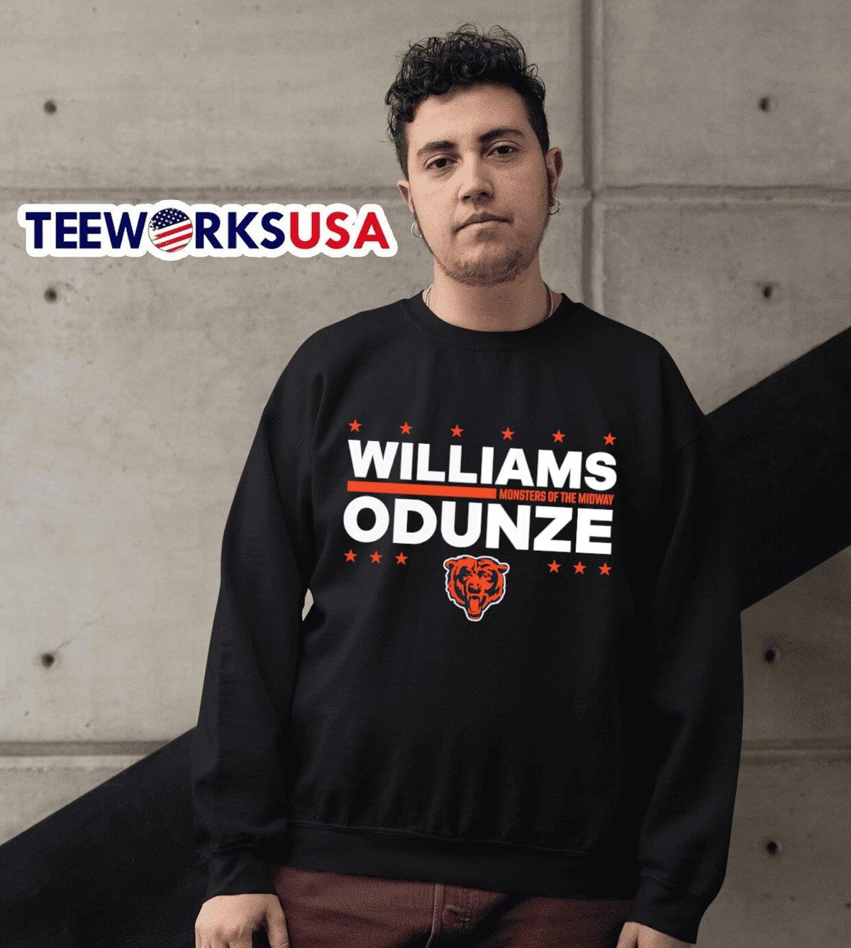 Caleb Williams and Rome Odunze Election - Adult & Kids T-Shirts, Sweatshirts & Hoodies apparel design preview 3