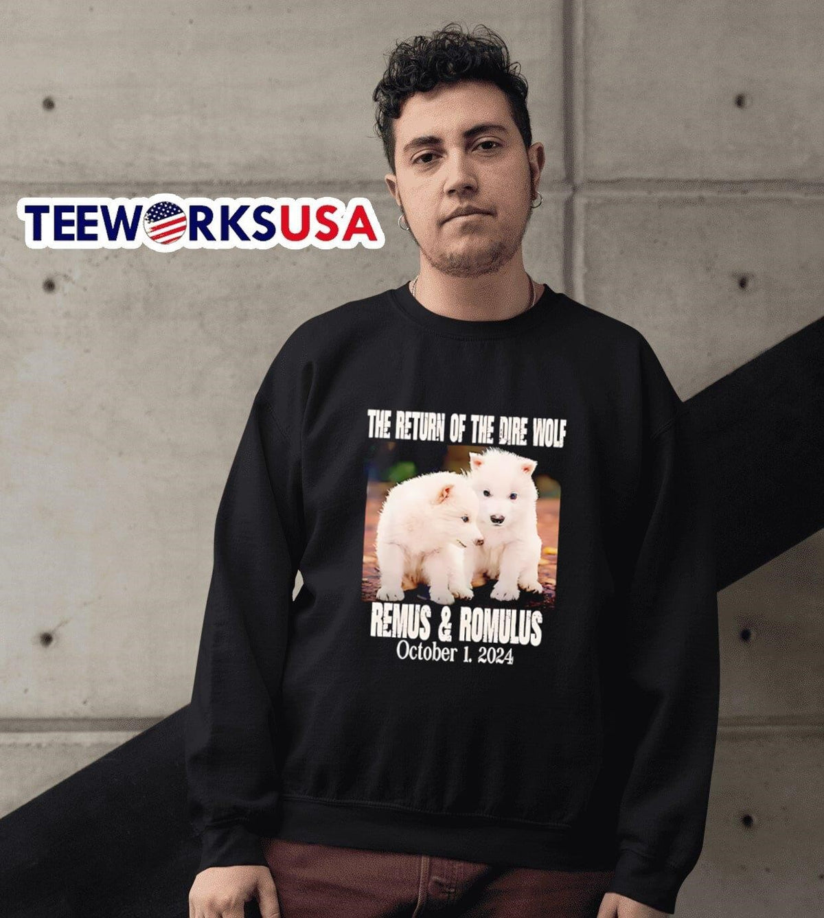 The Return Of Dire Wolf Remus and Romulus October 1 - Adult & Kids T-Shirts, Sweatshirts & Hoodies apparel design preview 6