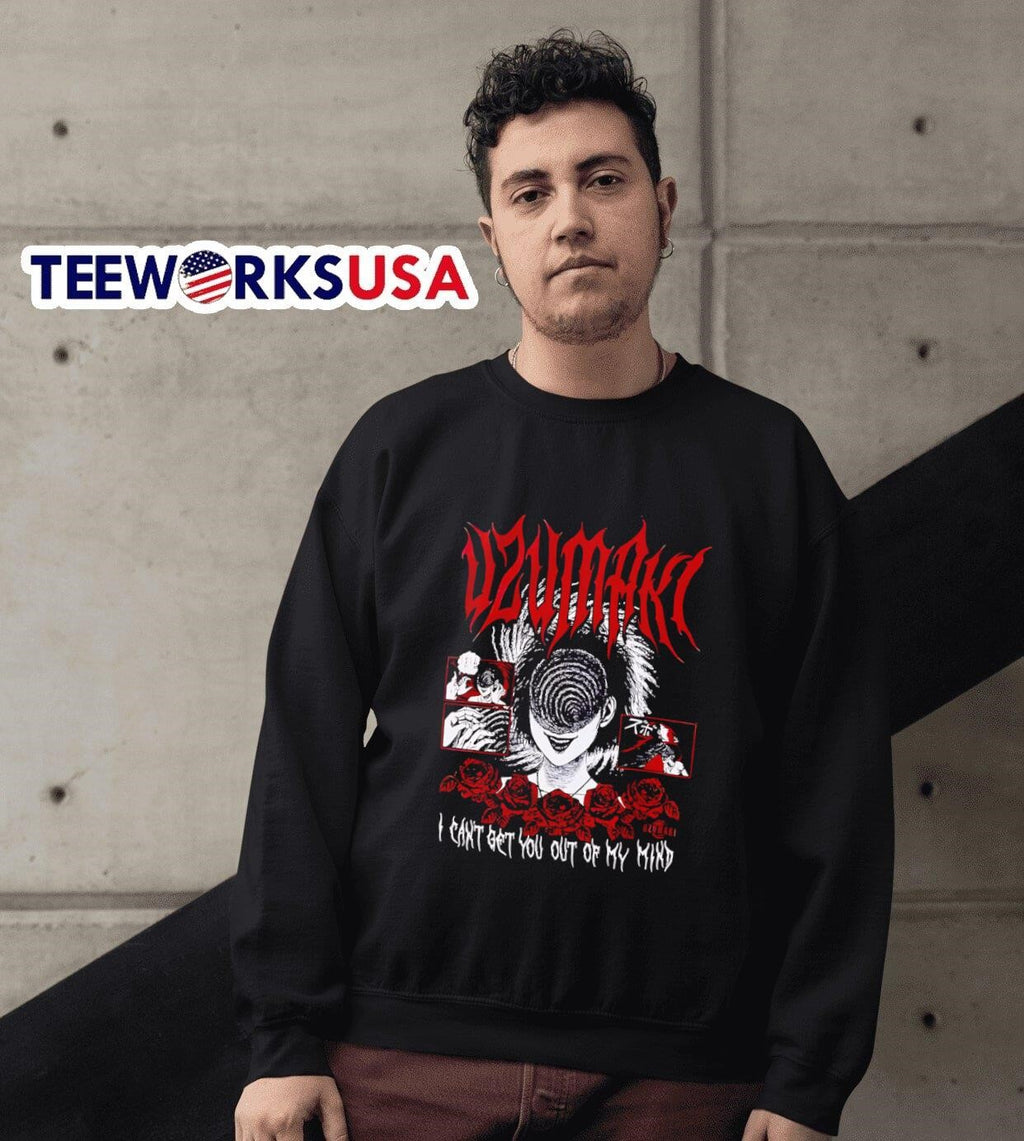 Junji Ito Uzumaki out of my mind - Adult & Kids T-Shirts, Sweatshirts & Hoodies apparel design preview 6
