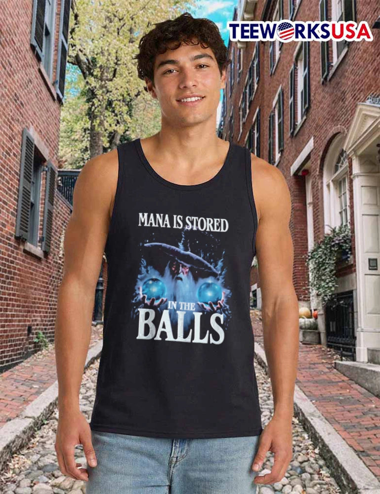 Mana Stored in Balls - Adult & Kids T-Shirts, Sweatshirts & Hoodies apparel design preview 6