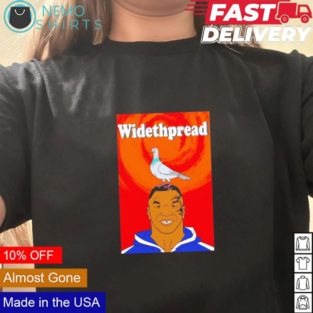 Widethpread bird on Mike Tyson head - Adult & Kids T-Shirts, Sweatshirts & Hoodies apparel design preview 3