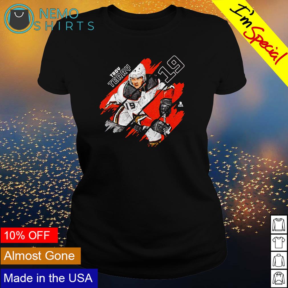 Anaheim Hockey Troy Terry stripes - Adult & Kids T-Shirts, Sweatshirts & Hoodies apparel design preview 3