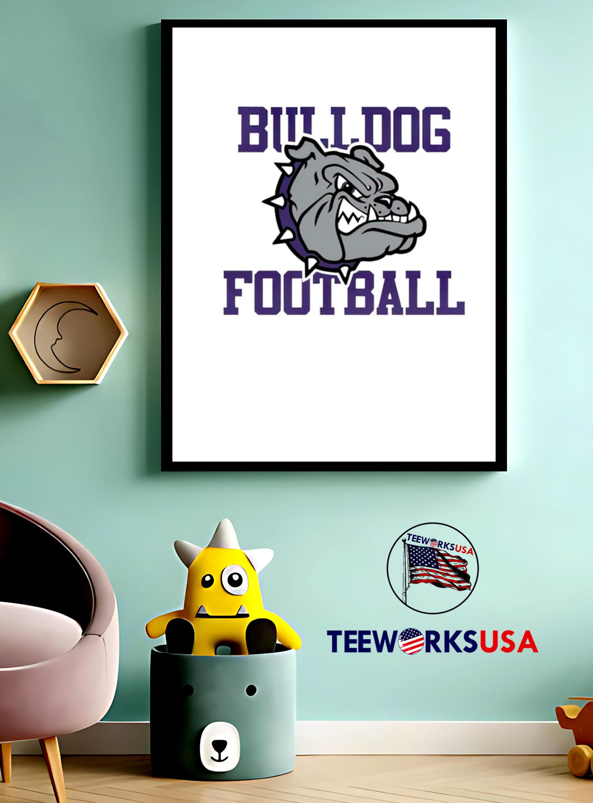 Brownsburg High School Football - Adult & Kids T-Shirts, Sweatshirts & Hoodies apparel design preview 4