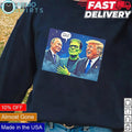 Frankenstein Trump and Putin peace on earth - Adult & Kids T-Shirts, Sweatshirts & Hoodies apparel design preview 1