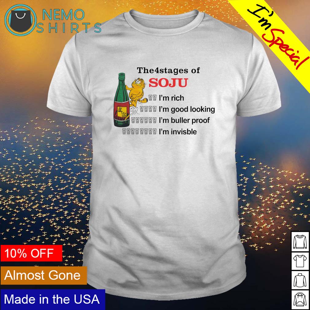 Garfield the4stages of suju I'm rich good looking - Adult & Kids T-Shirts, Sweatshirts & Hoodies apparel design preview 1