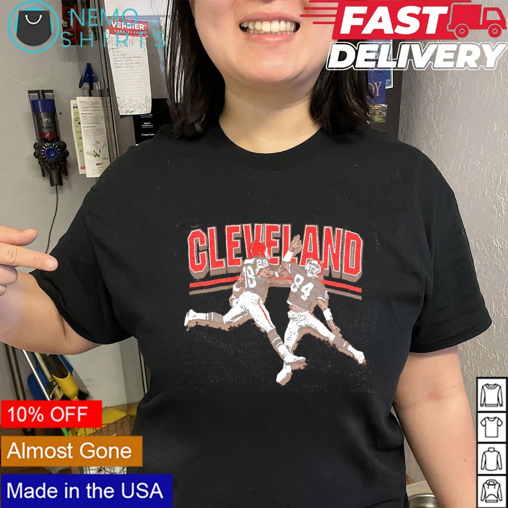 Webster Slaughter and Reggie Langhorne Cleveland - Adult & Kids T-Shirts, Sweatshirts & Hoodies apparel design preview 3