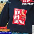 Jaz Shelley round 3 pick 29 Phoenix Mercury drafted - Adult & Kids T-Shirts, Sweatshirts & Hoodies apparel design preview 1