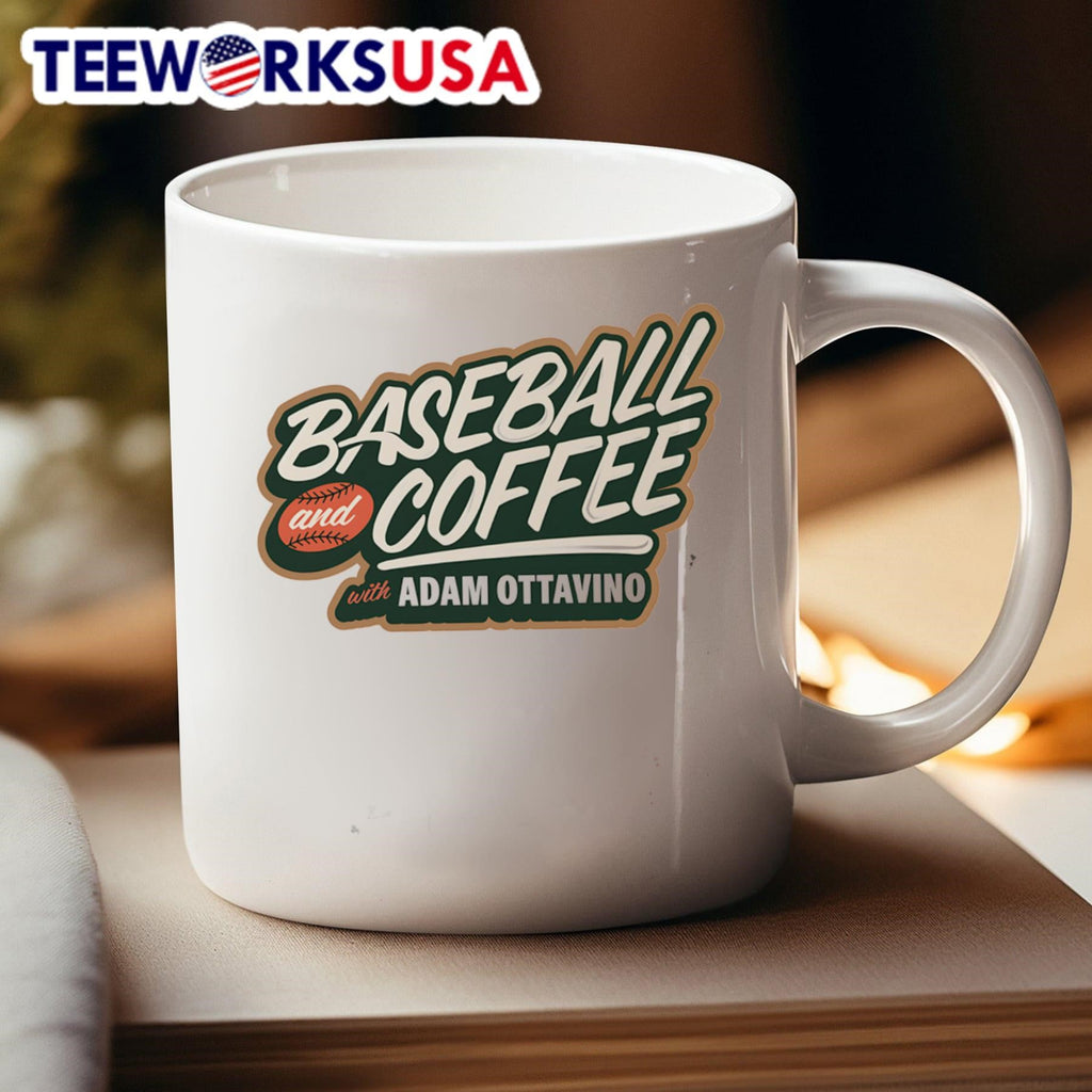Baseball coffee with Adam Ottavino - Adult & Kids T-Shirts, Sweatshirts & Hoodies apparel design preview 4