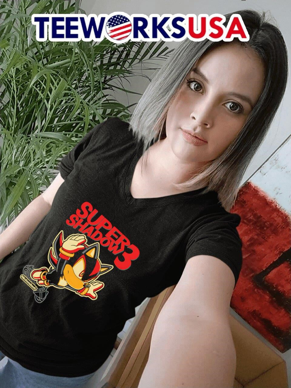 Super Shadow 3 the Hedgehog - Adult & Kids T-Shirts, Sweatshirts & Hoodies apparel design preview 4