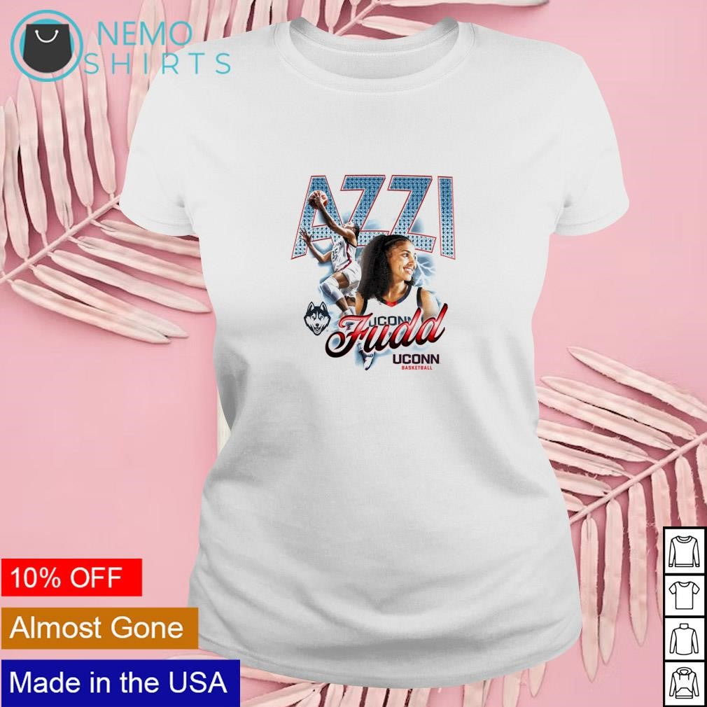 Azzi Fudd UConn Huskies women's basketball retro - Adult & Kids T-Shirts, Sweatshirts & Hoodies apparel design preview 4