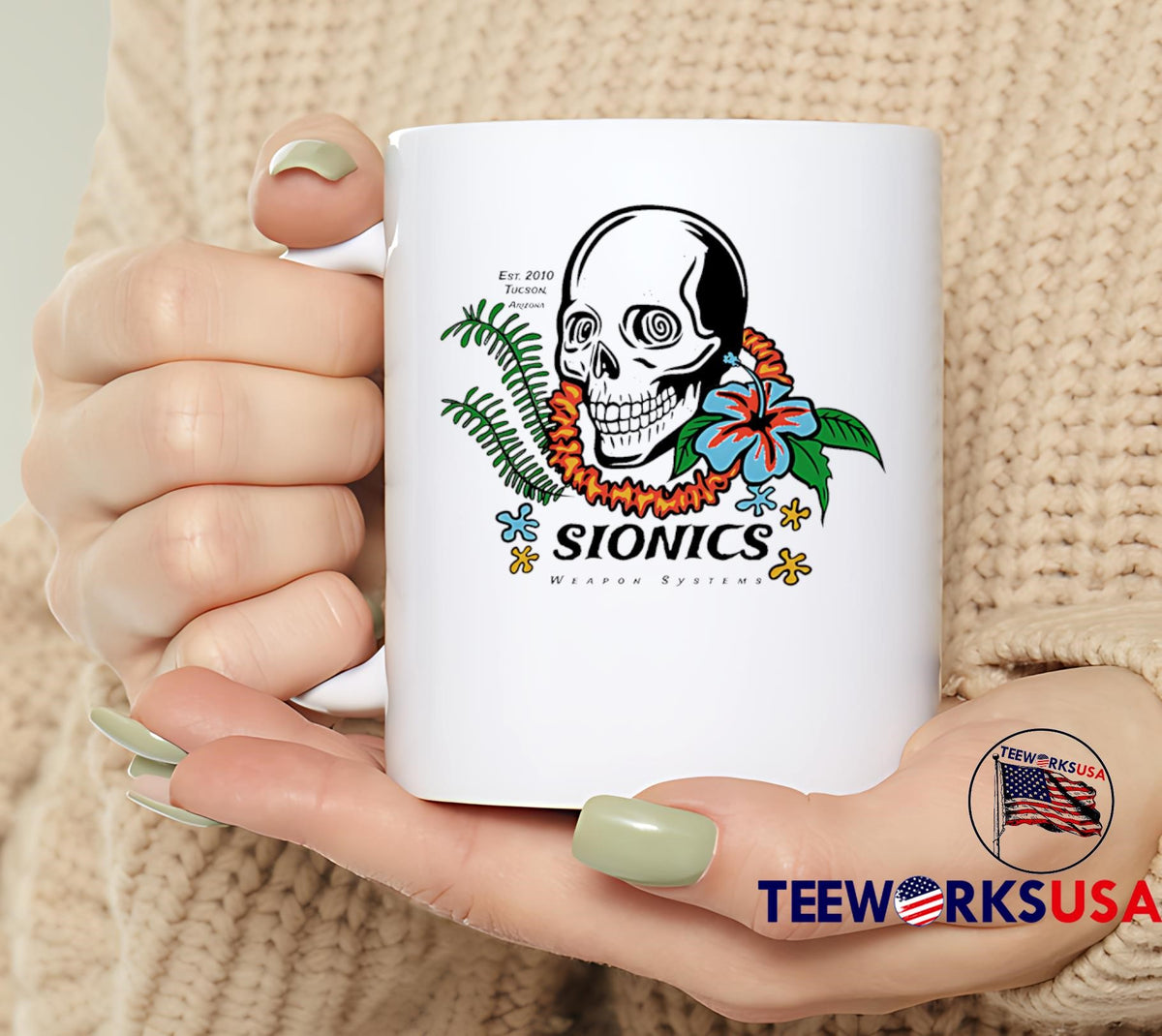 Sionics Weapon Systems Skull - Adult & Kids T-Shirts, Sweatshirts & Hoodies apparel design preview 6