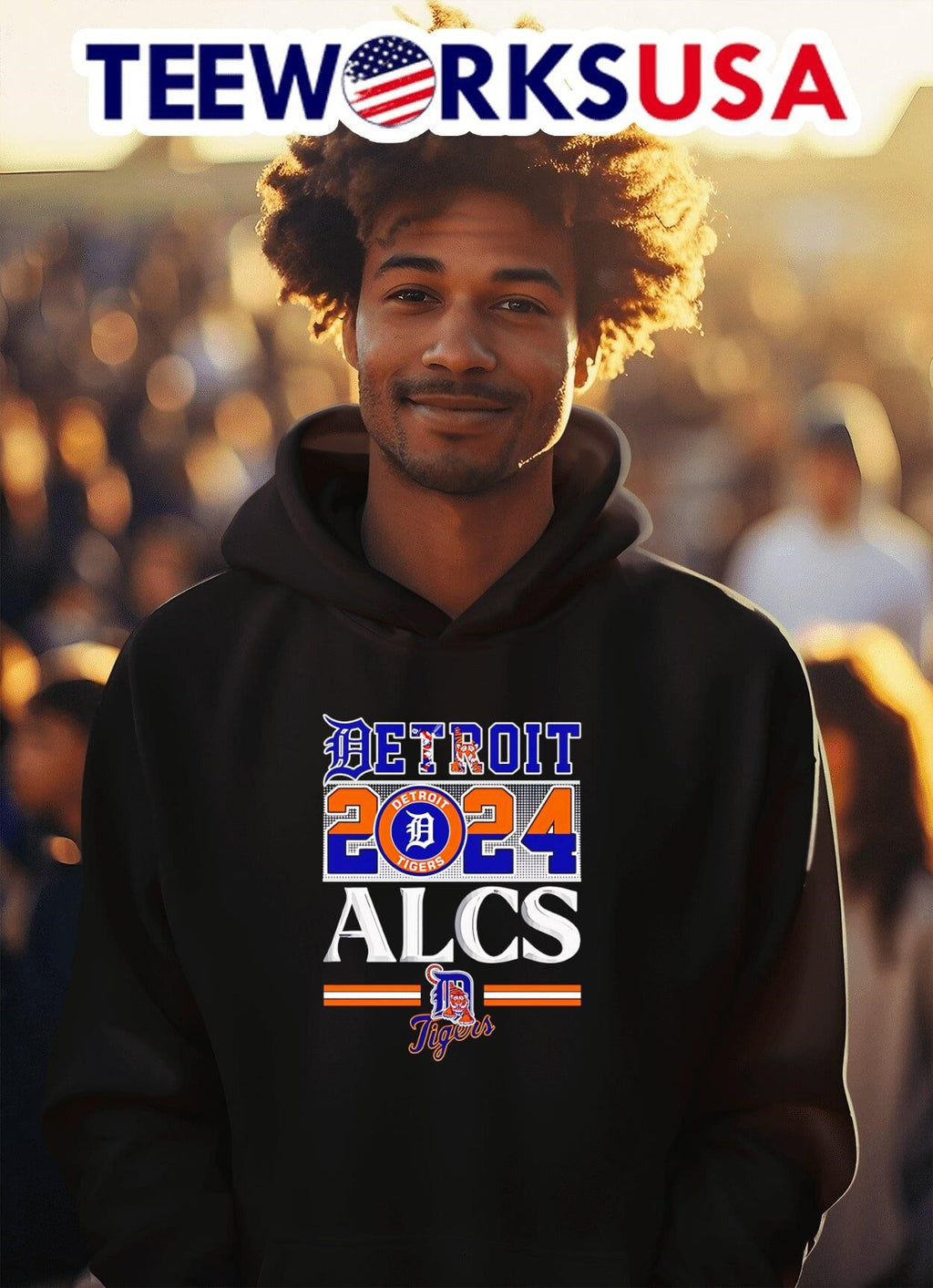 Detroit Tigers 2024 ALCS - Adult & Kids T-Shirts, Sweatshirts & Hoodies apparel design preview 2