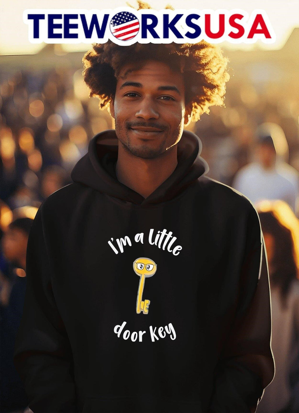 Key I'm a little door - Adult & Kids T-Shirts, Sweatshirts & Hoodies apparel design preview 2