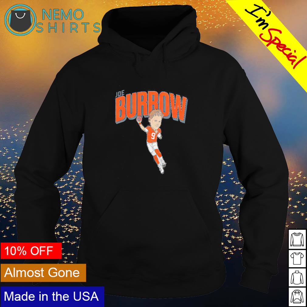 Joe Burrow caricature - Adult & Kids T-Shirts, Sweatshirts & Hoodies apparel design preview 2