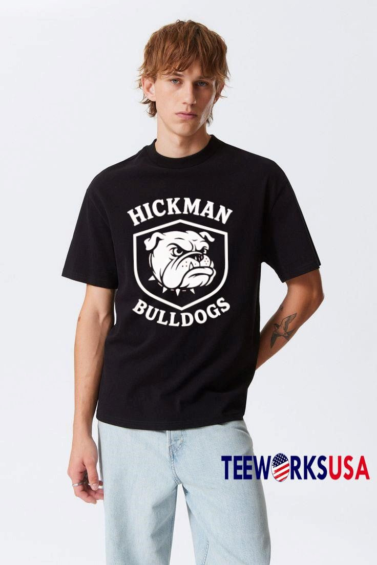 Hickman Bulldogs cute mascot - Adult & Kids T-Shirts, Sweatshirts & Hoodies apparel design preview 3