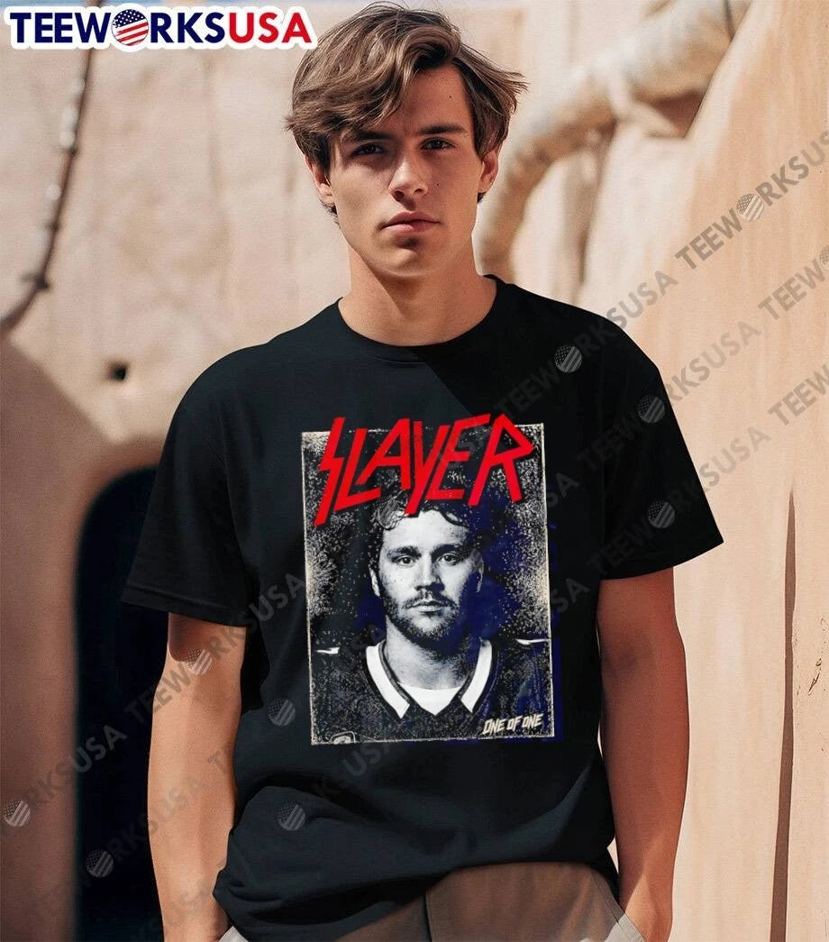 One of Slayer Nathan MacKinnon Colorado Avalanche - Adult & Kids T-Shirts, Sweatshirts & Hoodies apparel design preview 1