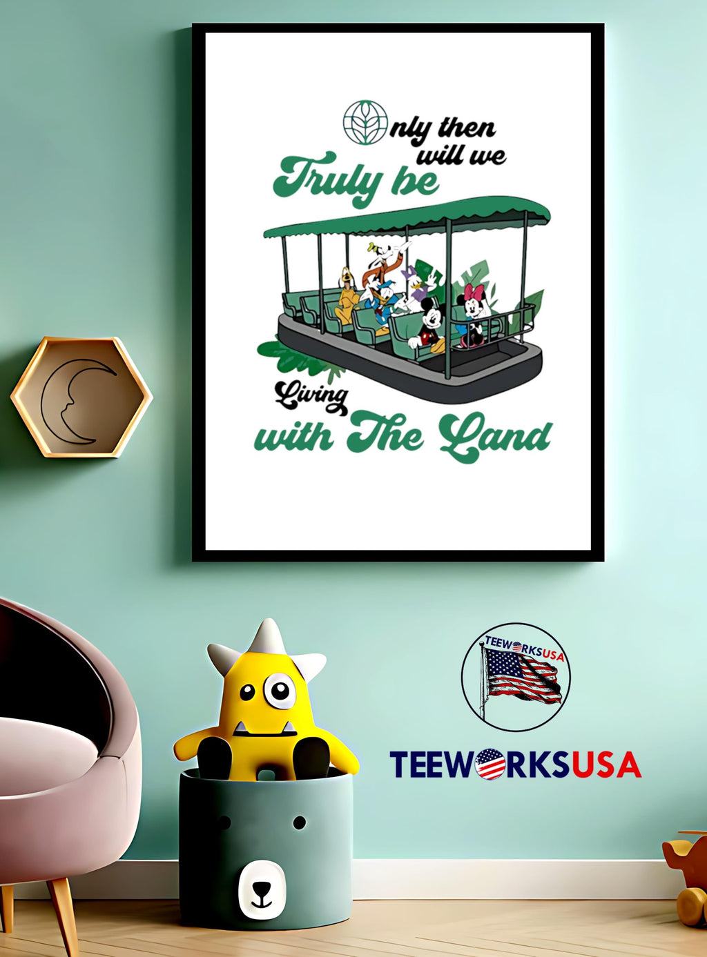 Mickey Mouse Only Then Will We Truly Be Living With - Adult & Kids T-Shirts, Sweatshirts & Hoodies apparel design preview 3