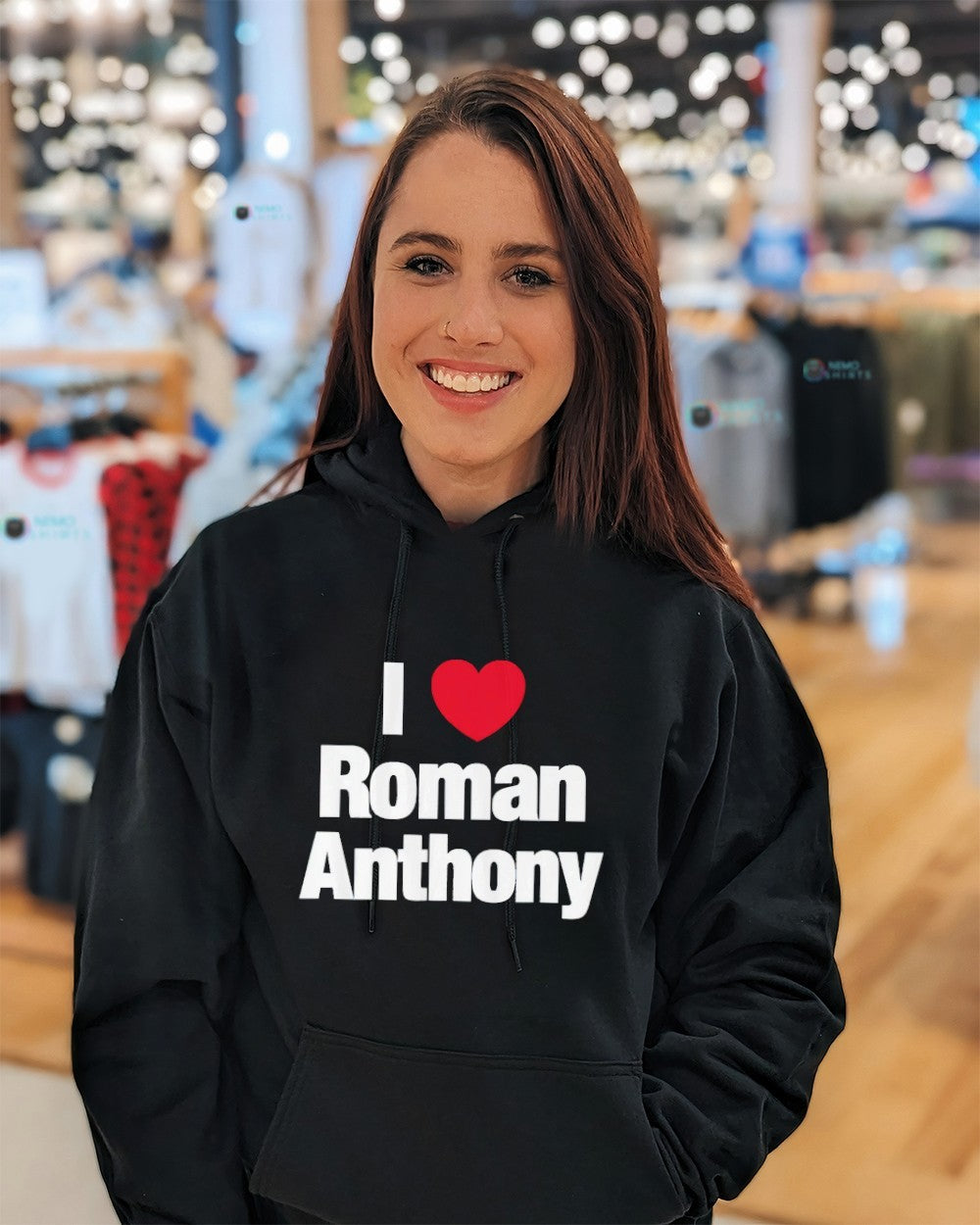 I heart Roman Anthony Boston Red Sox - Adult & Kids T-Shirts, Sweatshirts & Hoodies apparel design preview 3