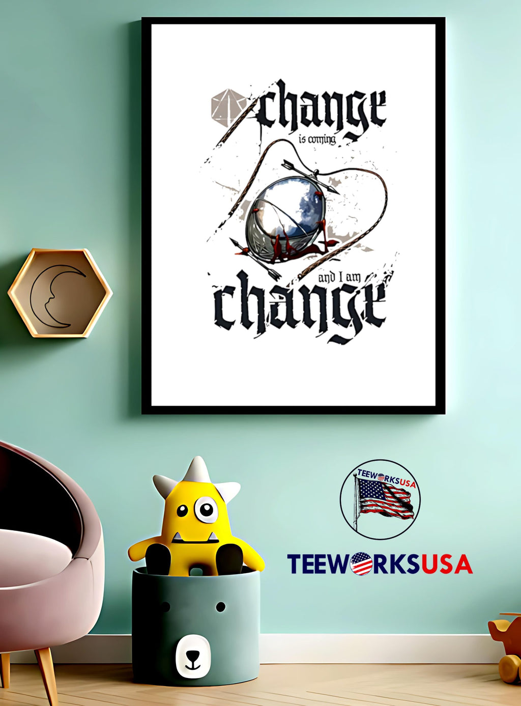 Change Is Coming Exu Divergence - Adult & Kids T-Shirts, Sweatshirts & Hoodies apparel design preview 3