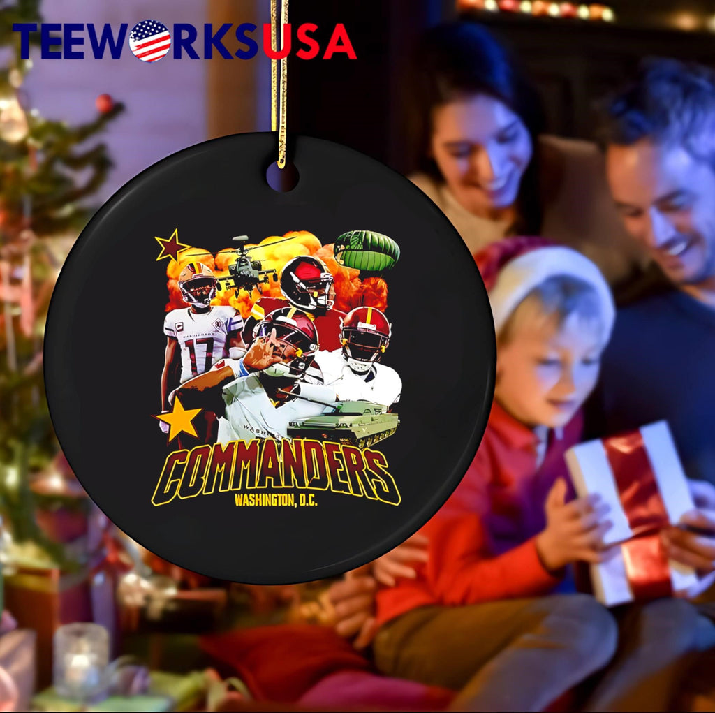 Commanders Washington D.C. Military Tank Football - Adult & Kids T-Shirts, Sweatshirts & Hoodies apparel design preview 4