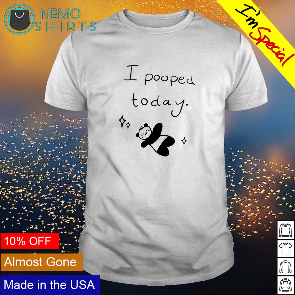Panda I pooped today - Adult & Kids T-Shirts, Sweatshirts & Hoodies apparel design preview 1