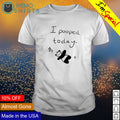 Panda I pooped today - Adult & Kids T-Shirts, Sweatshirts & Hoodies apparel design preview 1