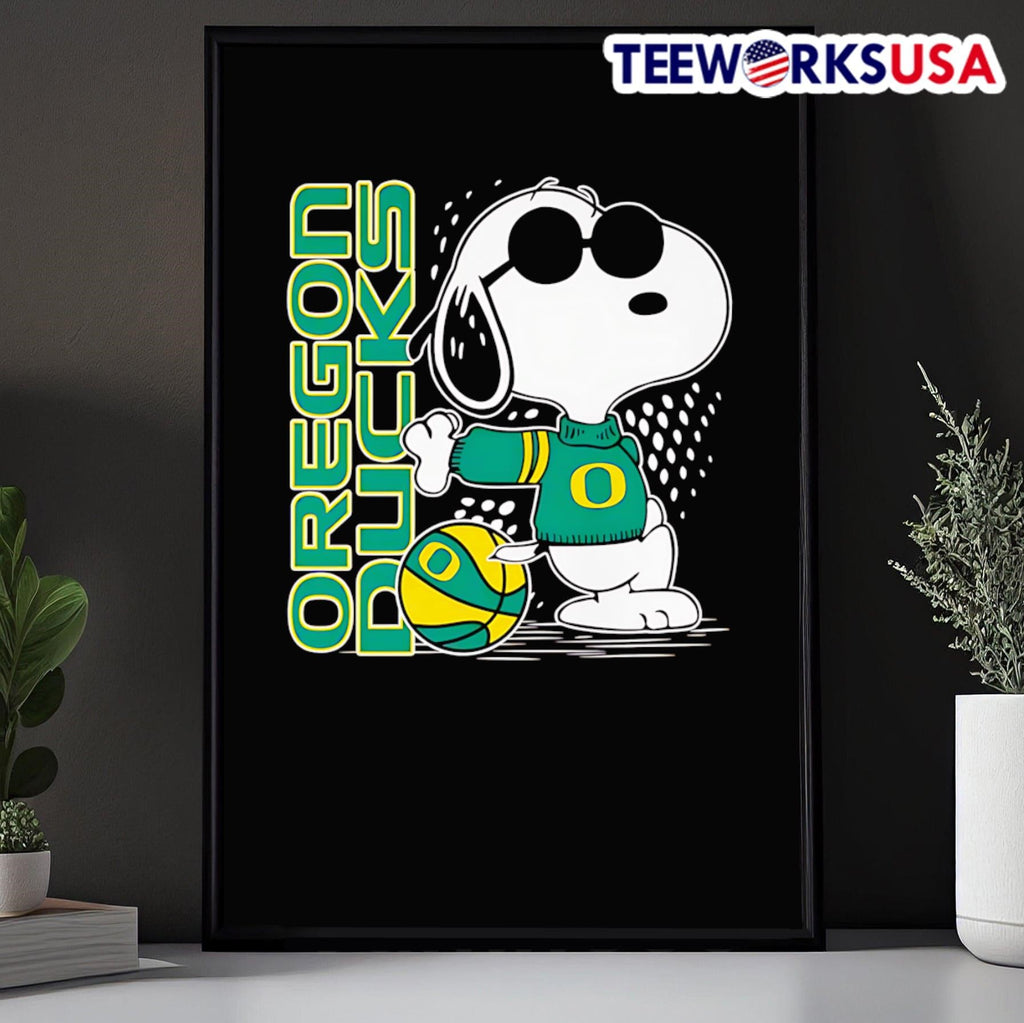 Snoopy stand Oregon Ducks - Adult & Kids T-Shirts, Sweatshirts & Hoodies apparel design preview 5