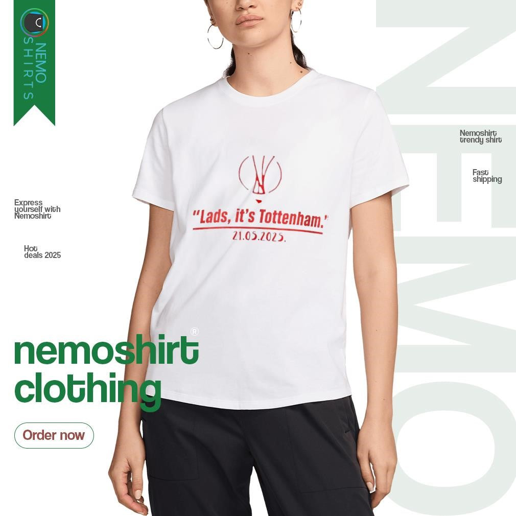 Lads it's Tottenham Hotspur Europa champions 2025 - Adult & Kids T-Shirts, Sweatshirts & Hoodies apparel design preview 3